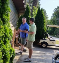 David & Daddy at Pinelands