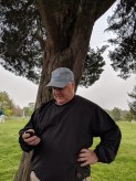 Glenn Hamm Using Smart Phone